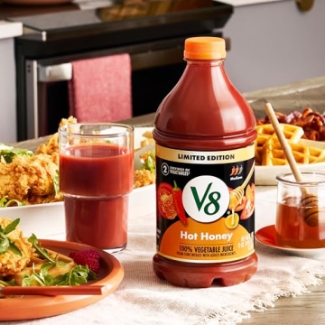 V8 Hot Honey Vegetable Juice for Flavorful Health Boost