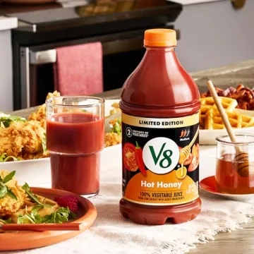 V8 Hot Honey Vegetable Juice for Flavorful Health Boost