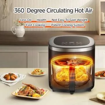 Vexon 6-in-1 Glass Air Fryer Ideal for Healthy Cooking