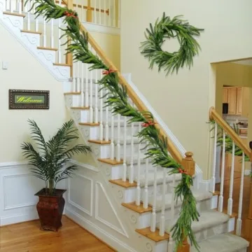 20 Inch Realistic Cedar Wreath for Holiday Decor