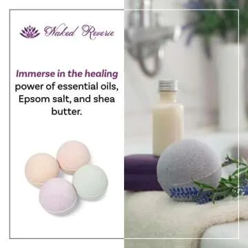 Luxury Bath Bombs for Women - All-Natural Spa Gift Set