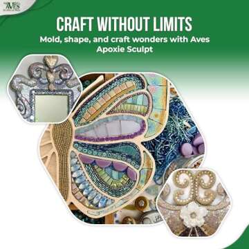 Aves Apoxie Sculpt - 2 Part Modeling Compound (A & B) - 4 Pound, Apoxie Sculpt for Sculpting, Modeli...