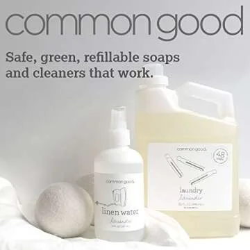 Common Good - Dish Soap, Plant-Based with Pure Essential Oil Scents, Biodegradable Formula, No Parabens or Sulfates, Leaping Bunny Certified (Bergamot, 16 ounces)