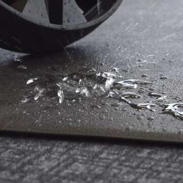 CyclingDeal Bike Trainer Floor Mat - Compatible with Indoor Exercise Stationary Bike Treadmill Elliptical Waterproof Gym Flooring Equipment - Indoor Cycle Stepper - Soft 30" x 60" (76 x 153cm)