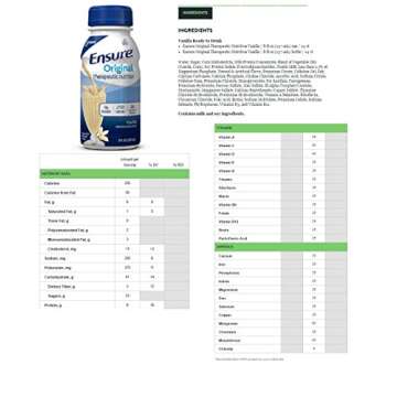 Ensure Nutritional Supplement ( SUPPLEMENT, ENSURE VANILLA, 8OZ BOTTLE ) 24 Each / Case