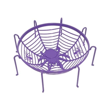 Halloween Spiders Web Fruit Bowls for Trick or Treats