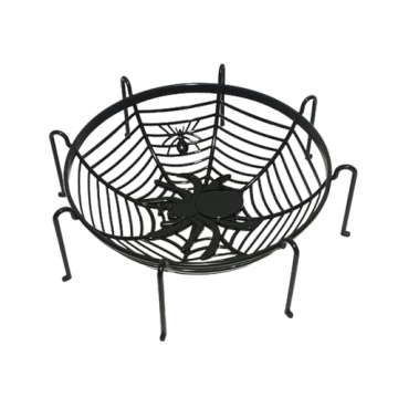 Halloween Spiders Web Fruit Bowls for Trick or Treats