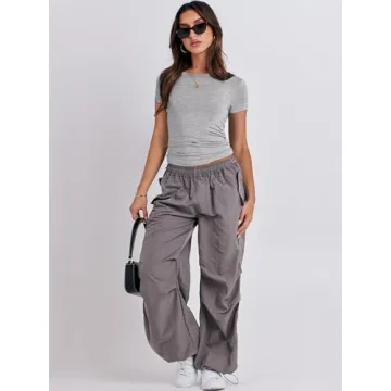 ANRABESS Women's Summer Slim Fit Crew Neck T-Shirt