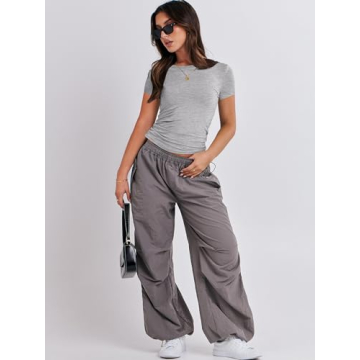 ANRABESS Women's Summer Slim Fit Crew Neck T-Shirt