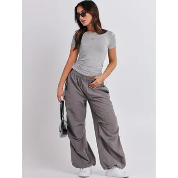 ANRABESS Women's Summer Slim Fit Crew Neck T-Shirt