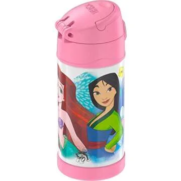 THERMOS FUNTAINER Kids Bottle - Disney Princess - 12 Ounces