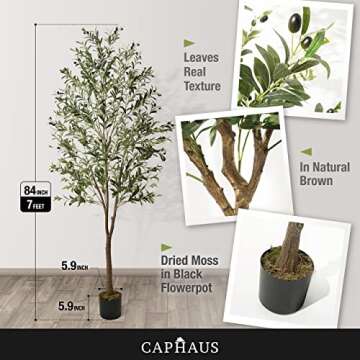 Stunning 7ft Artificial Olive Tree for Your Home Decoration