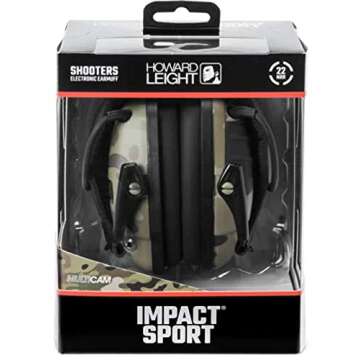 Howard Leight Impact Sport Electronic Earmuffs for Shooting