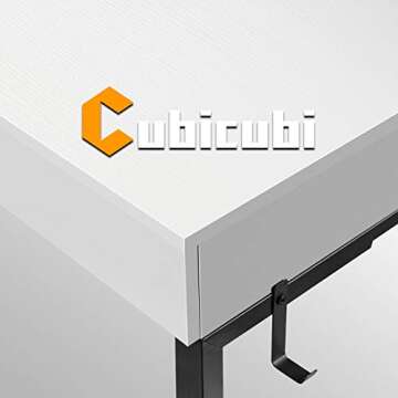 CubiCubi 40 Inch Computer Desk with 2 Drawers for Space Saving