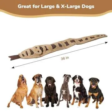 SPOT Skinneeez Leather Snake Dog Toy for Durable Fun