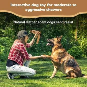 SPOT Skinneeez Leather Snake Dog Toy for Durable Fun