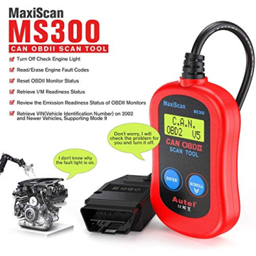 Autel MS300 OBD2 Scanner - Read & Clear Codes Easily