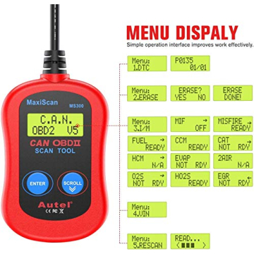 Autel MS300 OBD2 Scanner - Read & Clear Codes Easily