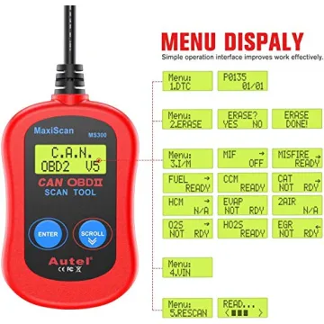 Autel MS300 OBD2 Scanner - Read & Clear Codes Easily