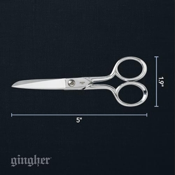 Gingher Premium 5" Fabric Scissors for Perfect Cuts