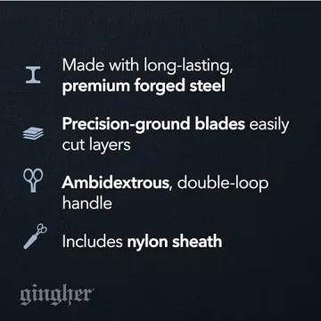 Gingher Premium 5" Fabric Scissors for Perfect Cuts