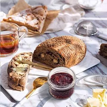 4 oz Glass Jars With Lids（Black）,Small Clear Canning Jars For Caviar,Herb,Jelly,Jams,Mini Wide Mouth Mason Jars Spice Jars For Kitchen Storage Preserving Food And Party Favors 40 Pack ……