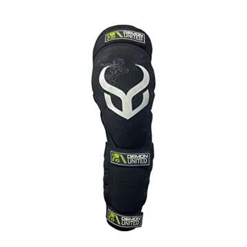 Demon D3O Hyper Knee & Shin Mountain Bike Pads - Shock Absorbing Gear for Extreme Sports