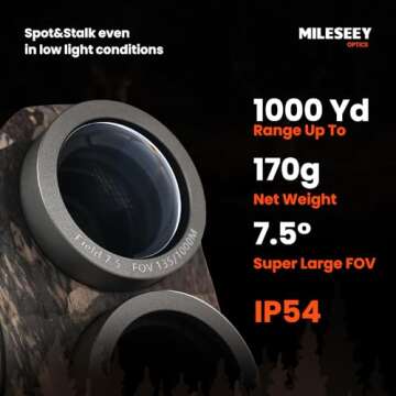 Precision MILESEEY Hunting Rangefinder - 1000 Yards Accuracy