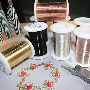 22-Gauge Tarnish-Resistant Craft Wire for Jewelry Making