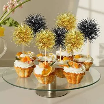 Chinco Foil Firework Cupcake Toppers for Any Occasion
