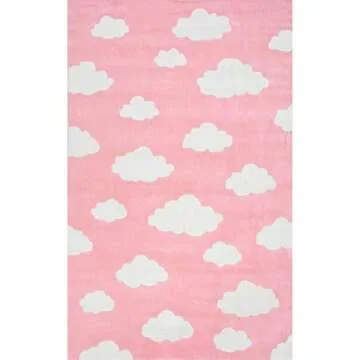 nuLOOM Cloudy Sachiko Area Rug, 4x6, Pink