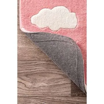 nuLOOM Cloudy Sachiko Area Rug, 4x6, Pink