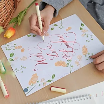 WRITECH Arts Brush Pens Water Based Vintage Colors for Art