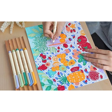 WRITECH Arts Brush Pens Water Based Vintage Colors for Art