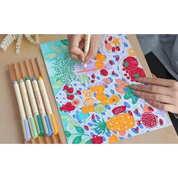 WRITECH Arts Brush Pens Water Based Vintage Colors for Art