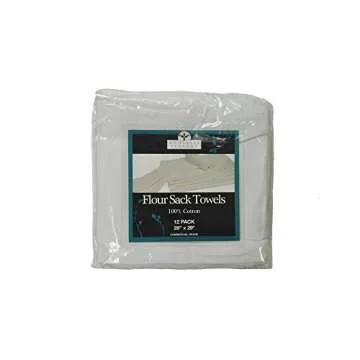 Nouvelle Legende Reusable Commercial Grade Cotton Flour Sack Towels – Ultra-Soft, Lint-Free, for K...