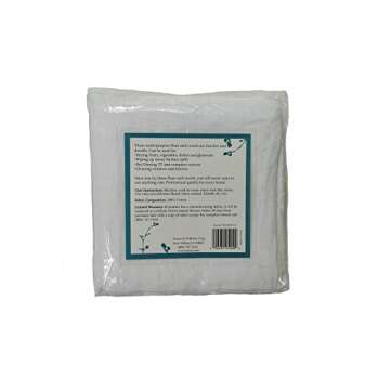 Nouvelle Legende Reusable Commercial Grade Cotton Flour Sack Towels – Ultra-Soft, Lint-Free, for Kitchen, Food Prep, & Baking, 28 x 29 Inches, 12-Pack, White