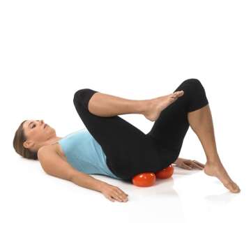 OPTP Franklin Method Smooth Ball Set - Adjustable Firmness Massage Roller Ball Set for Back and Neck Massage - Gentle Deep Muscle Massage for Sensitive Soft Tissue Relief