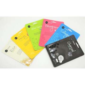 Celavi Essence Facial Face Mask K-Beauty Skincare for Radiant Skin (12 Pack)