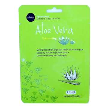 Celavi Essence Facial Masks: K-Beauty Moisturizing Set