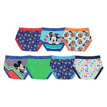 Disney Boys Briefs 7-Pack - Mickey Mouse Comfort