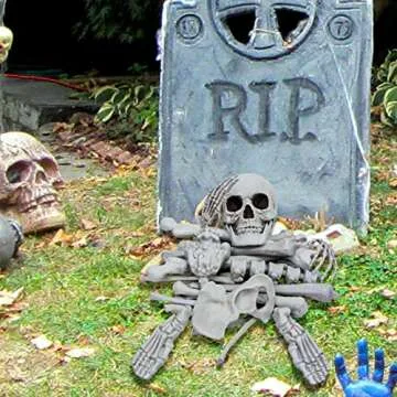 28 Pcs Halloween Skeleton Bones Set for Spooky Decor