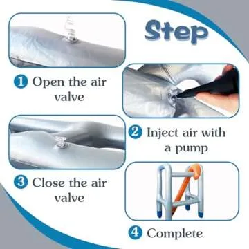 2 PCS Inflatable Walker and Cane,Funny Old Age Costume Accessories,Retirement Party Decorations Gag Gift for Kids,100th Day of School,Christmas,Halloween