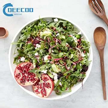DeeCoo Porcelain Pasta Bowls - Elegant & Versatile