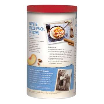 Nature's Path Organic Steel Cut Oats Oatmeal, 30 oz (Pack of 6), Gluten Free, Non-GMO