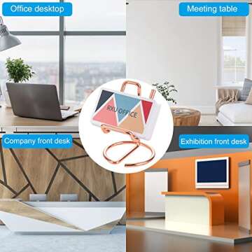 Stylish RXU Rose Gold Business Card Holder - 2 Pack