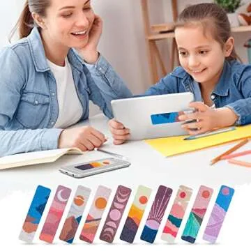 40 Pcs Calm Strips,Calm Strips for Anxiety Sensory Stickers,Fidgets for Classroom Rough Sensory Strips,Sensory Stickers for Anxiety Relief,Calming Strips Calm Down Corner Supply (Boho Style)