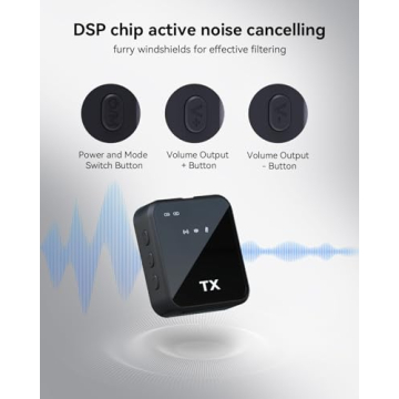 PQRQP 3 in 1 Microphone for iPhone/Android/Camera, Wireless Lavalier Microphone, 328ft Transmission, 18H Battery Life, Mini Microphone for Record Interview, Vlogs, YouTube, Tiktok