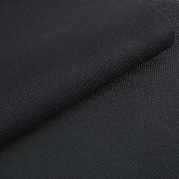 Pllieay 6 Pieces Black Aida Cloth for Cross Stitch