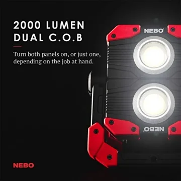 NEBO OMNI 2K Work Light 2000 Lumen Rechargeable